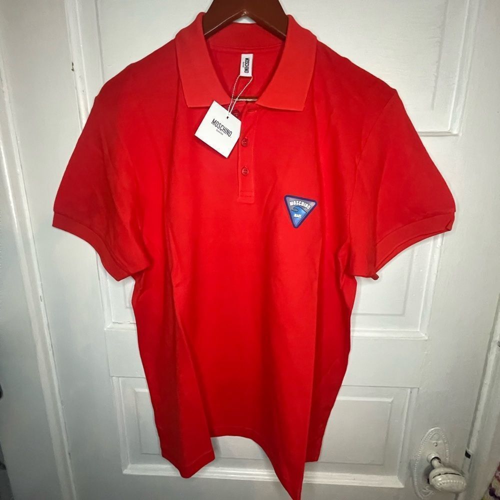NWTs Moschino Swim Men’s Polo Shirt